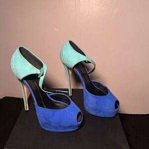 Giuseppe Zanotti : Blue & Turquoise High heel Pumps